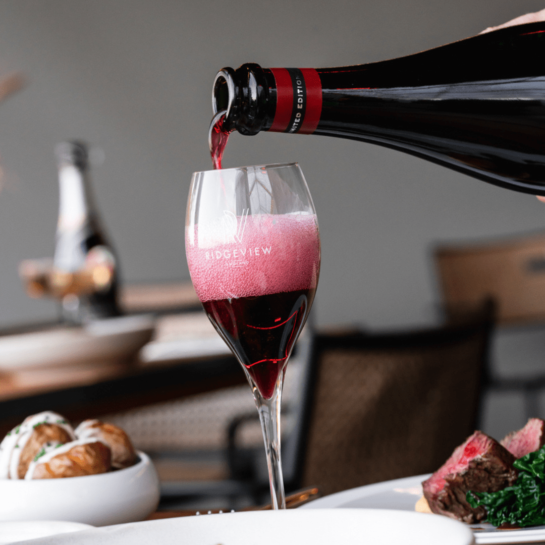 Sparkling Red Reserve Ridgeview English Sparkling Wine from East Sussex